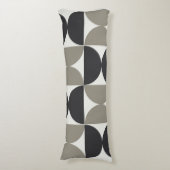 世紀半モダンばの灰色と砲金 ボディピロー (正面縦)