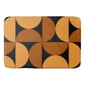 世紀半モダンばの焼け粘土とモカ バスマット (正面)
