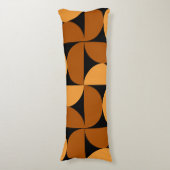 世紀半モダンばの焼け粘土とモカ ボディピロー (正面縦)