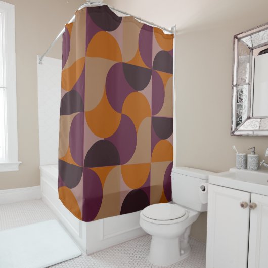 世紀半モダンばの金食 シャワーカーテン (インサイチュ)