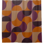 世紀半モダンばの金食 シャワーカーテン (正面)