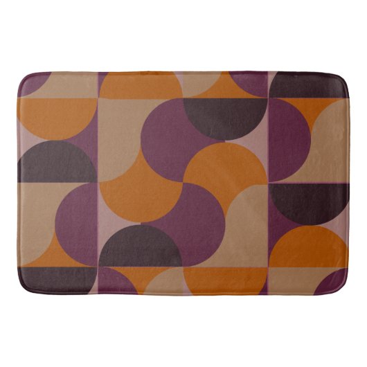 世紀半モダンばの金食 バスマット (正面)