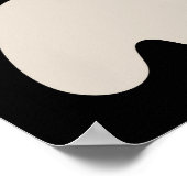 世紀半モダンばオーガニックの抽象 ポスター (角)