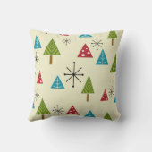 世紀半モダンばクリスマスツリー クッション (裏面)