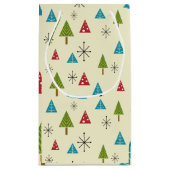 世紀半モダンばクリスマスツリー スモールペーパーバッグ (裏面)
