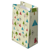 世紀半モダンばクリスマスツリー スモールペーパーバッグ (裏面アングル)