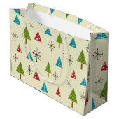世紀半モダンばクリスマスツリー ラージペーパーバッグ (裏面アングル)