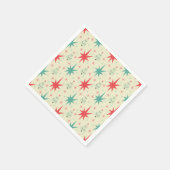 世紀半モダンばクリスマス スタンダードカクテルナプキン (角)