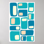 世紀半モダンばファンキーの幾何形状 ポスター (正面)