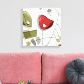 世紀半モダンば原子力携帯電話 キャンバスプリント (インサイチュ (リビング))