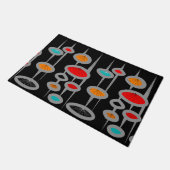 世紀半モダンば宇宙 ドアマット (アングル)