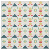 世紀半モダンば幾何カラフル物 ファブリック (見本)