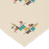 世紀半モダンば幾何カラフル ショートテーブルランナー (コーナー)