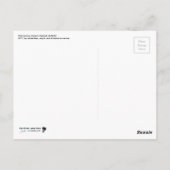 「世紀半モダンば抽象芸術、蝶絵画」 ポストカード (裏面)