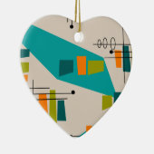 世紀半モダンば抽象芸術#55 セラミックオーナメント (右)