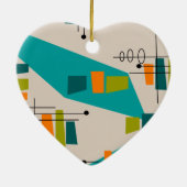 世紀半モダンば抽象芸術#55 セラミックオーナメント (裏面)