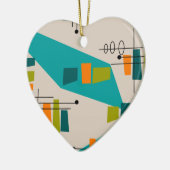 世紀半モダンば抽象芸術#55 セラミックオーナメント (左)