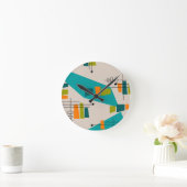 世紀半モダンば抽象芸術#55 ラウンド壁時計 (ホーム)