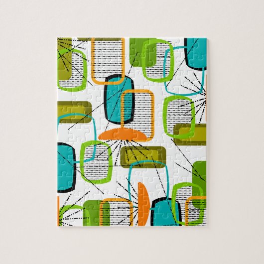 世紀半モダンば抽象芸術#57 ジグソーパズル (縦)