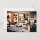 世紀半モダンば新居と住所の変更 案内状 (正面)