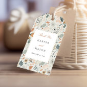 世紀半モダンば植物学結婚 ギフトタグ