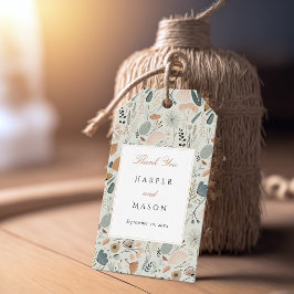 世紀半モダンば植物学結婚 ギフトタグ