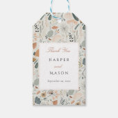 世紀半モダンば植物学結婚 ギフトタグ (正面)