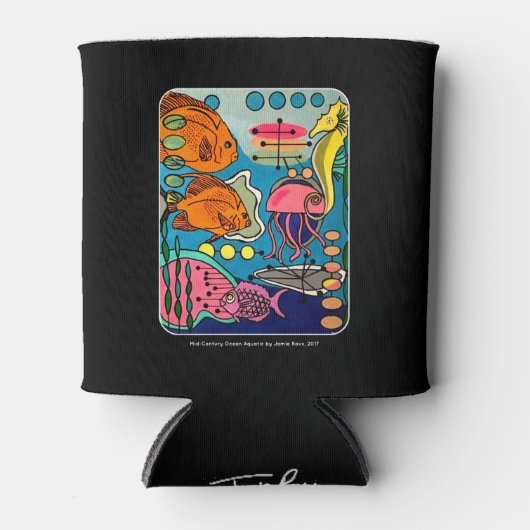 「世紀半モダンば海水中競技絵画」の 缶クーラー (正面)