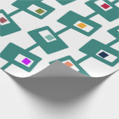 世紀半モダンば長方形と正方形 ラッピングペーパー (角)