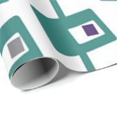 世紀半モダンば長方形と正方形 ラッピングペーパー (ロールコーナー)