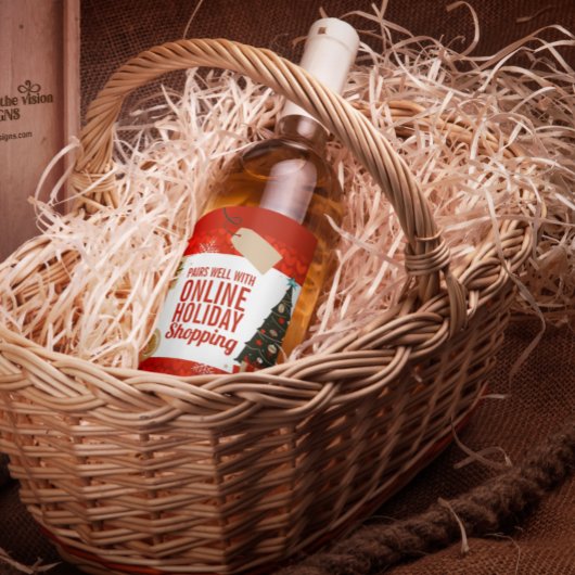 世紀半モダンば |おもしろいクリスマス ワインラベル