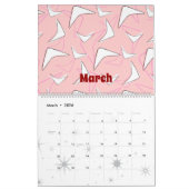 世紀半モダンば カレンダー (3月 2026)