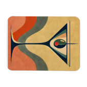 世紀半モダンば「ピメントオリーブmartini wave」 マグネット (横)