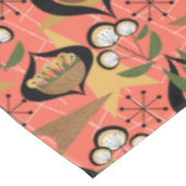 世紀半モダンば |ヴィンテージ50年代スタイル テーブルクロス (アングル)