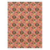 世紀半モダンば |ヴィンテージ50年代スタイル テーブルクロス (正面)