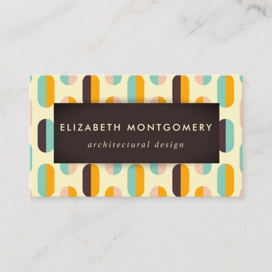 世紀半モダンば 名刺 (正面)