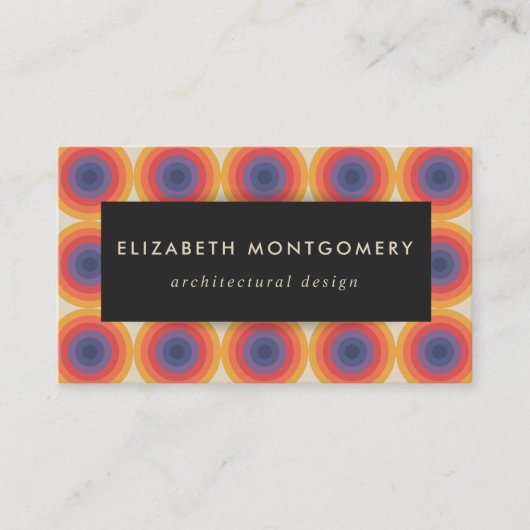 世紀半モダンば 名刺 (正面)