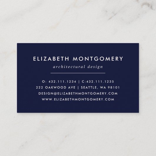 世紀半モダンば 名刺 (裏面)