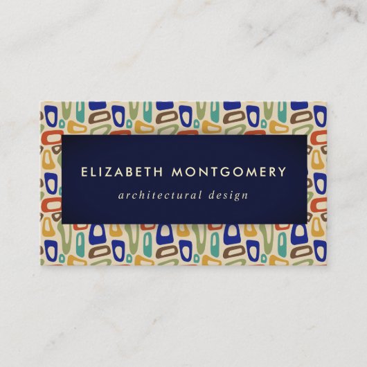 世紀半モダンば 名刺 (正面)