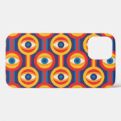 世紀半モダンば:抽象芸術幾何学。 Case-Mate iPhoneケース (裏面 (横))