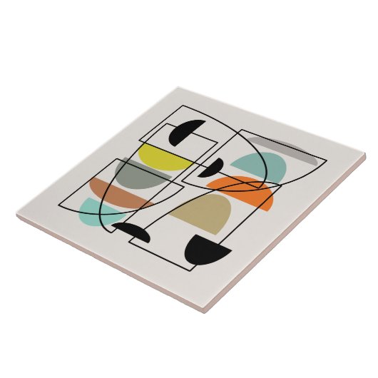 世紀半モダンば「椀」 タイル (側面)