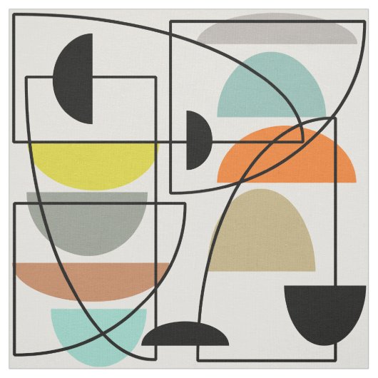 世紀半モダンば「椀」 ファブリック (見本)