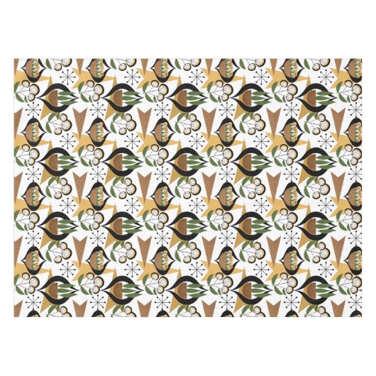 世紀半モダンば |観葉植物 | 50年代スタイル テーブルクロス (正面(横))