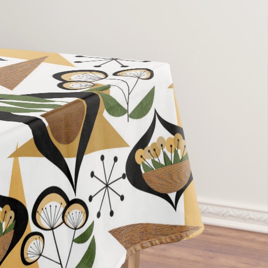 世紀半モダンば |観葉植物 | 50年代スタイル テーブルクロス (インサイチュ)