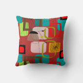 世紀半モダンインスパイア期の枕#71 クッション (裏面)