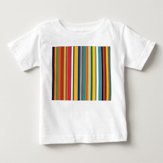 世紀半モダンストライプ期 ベビーTシャツ (正面)