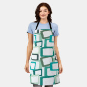 世紀半モダン角 エプロン (着用した状態)