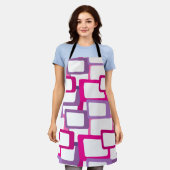 世紀半モダン角 エプロン (着用した状態)