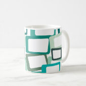 世紀半モダン角 コーヒーマグカップ (正面右)