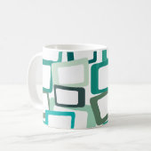 世紀半モダン角 コーヒーマグカップ (正面左)